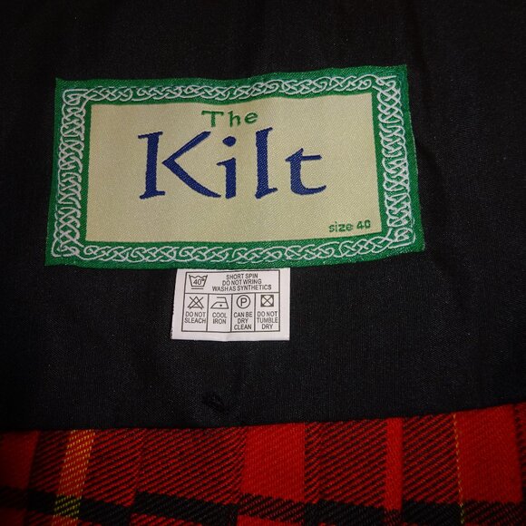 Kilt, Men's 40, Wallace Tartan - Picture 10 of 10